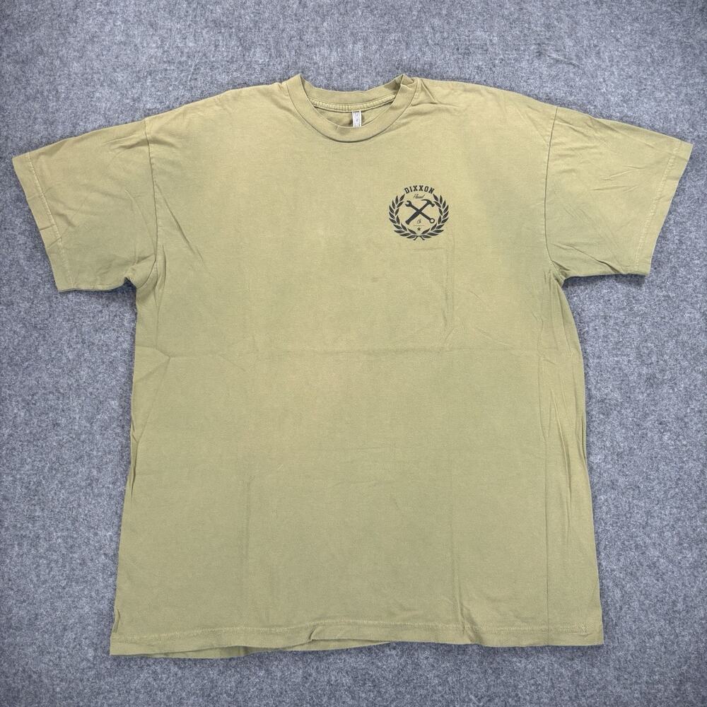 DIXXON Flannel Co T-Shirt Men's XXL Green 100% Cotton Made In USA